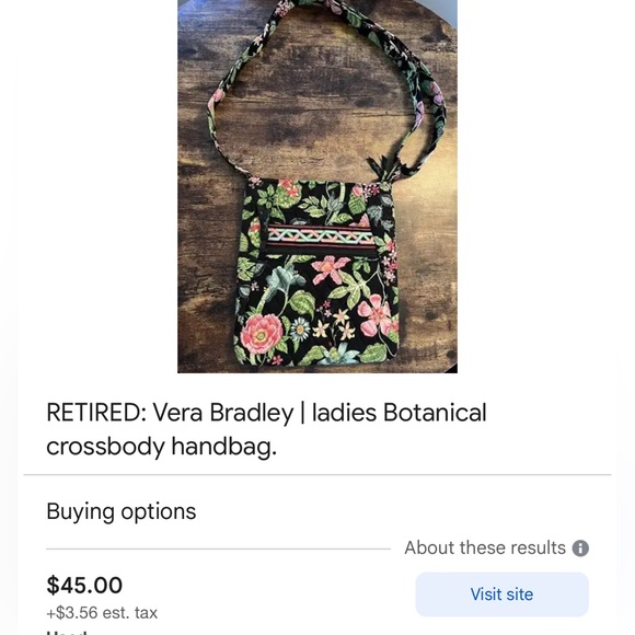 VERA BRADLY Beautiful & Practical Quilted Botanical Tote Bag 🔥🔥🔥 - Picture 15 of 15